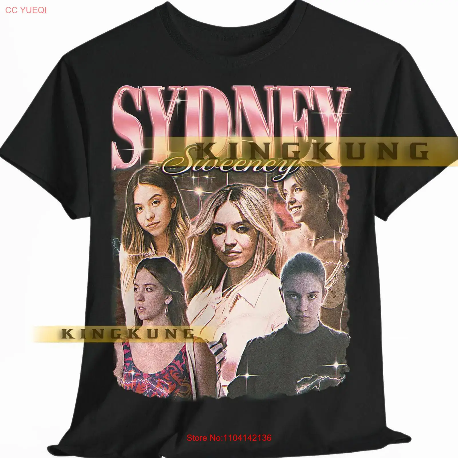 Men'S Fashion Sydney - Футболка SYDNEY SWEENEY в винтажном ретро-стиле