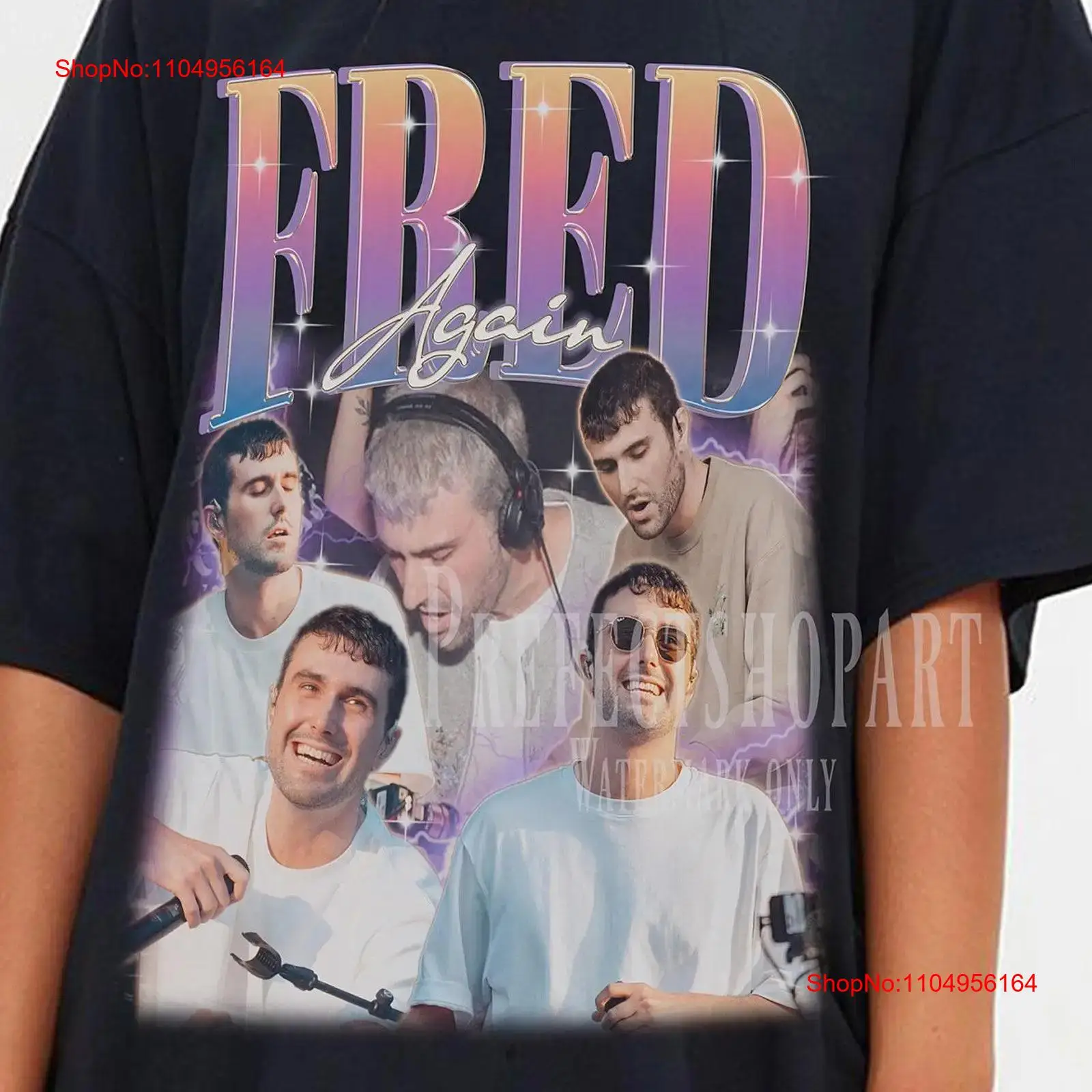 Poster Men Fashion - Футболка Fred Again, винтажная одежда, туристический