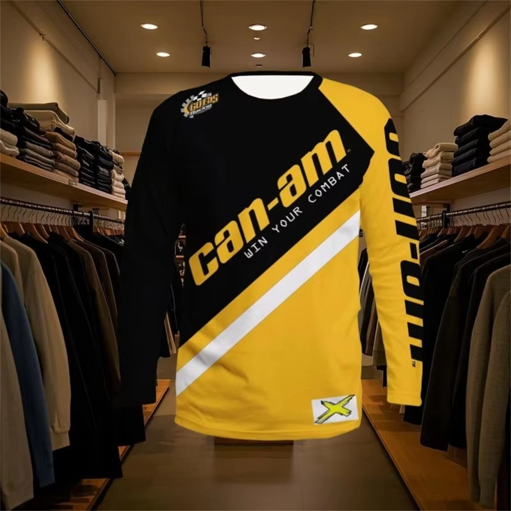 Mens Fashion Clothes - Мотоциклетная гоночная футболка с длинным рукавом