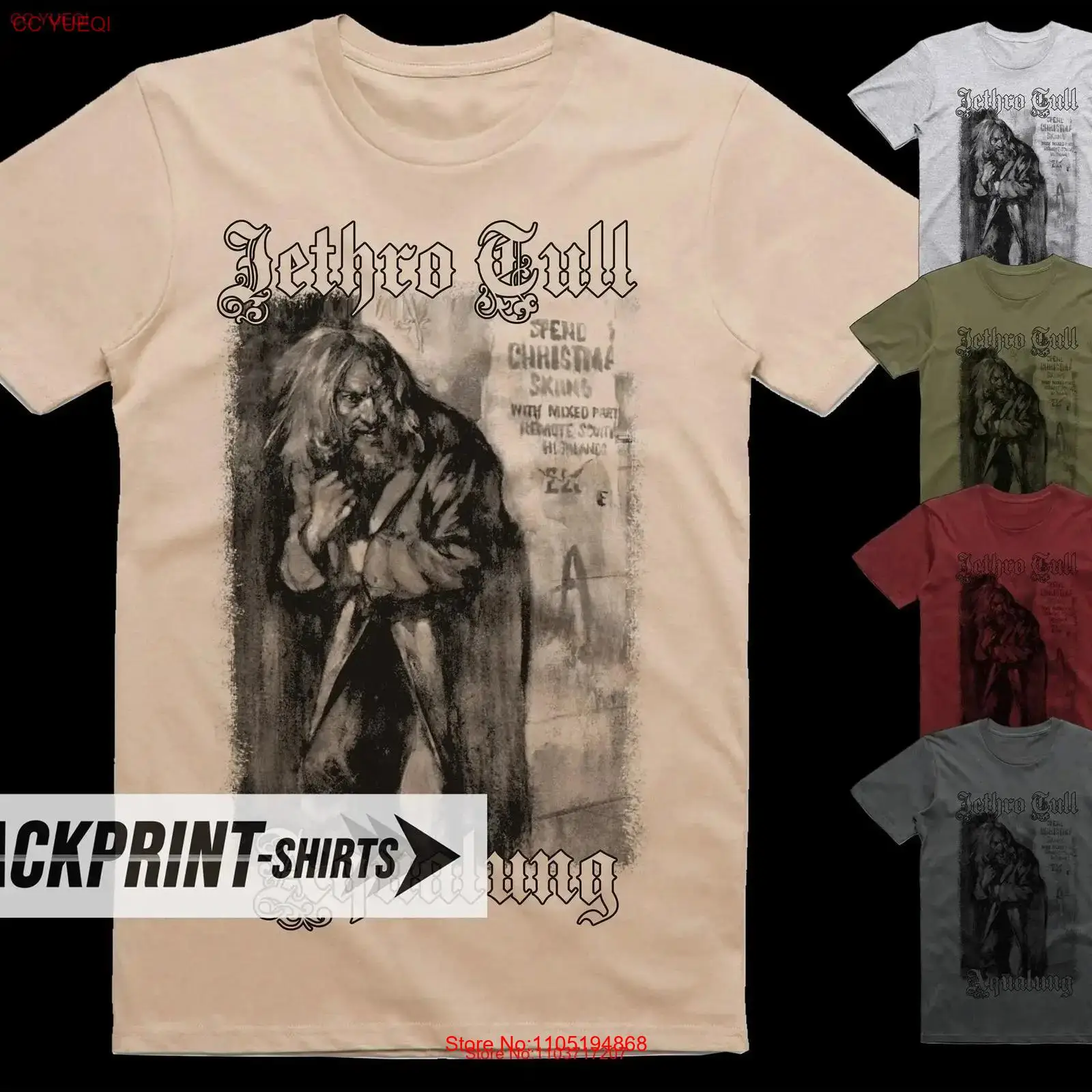 Poster Men Fashion - Jethro Tull Aqu aand V1 Плакат