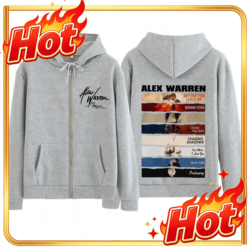 Худи на молнии с принтом «Тур  – обзор и цена Mens Fashion Zip Up Hoodies