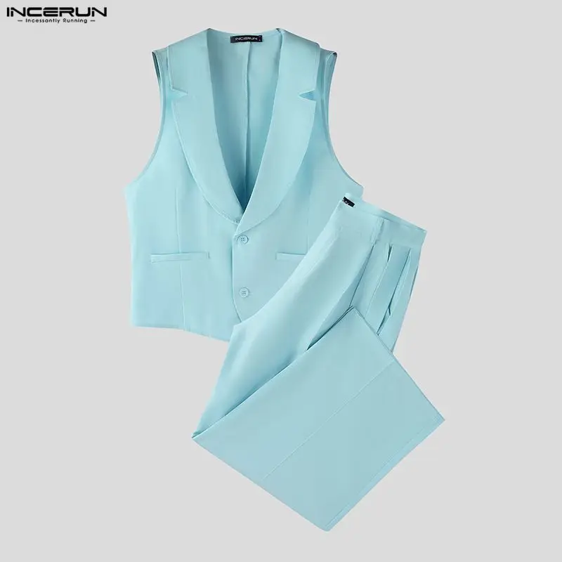 Мужской комплект INCERUN: одно – обзор и цена Mens Fashion Summer