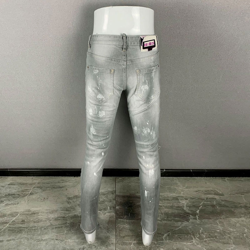 Модные новые мужские джинсы: р – обзор и цена Men'S Fashion Grey Jeans