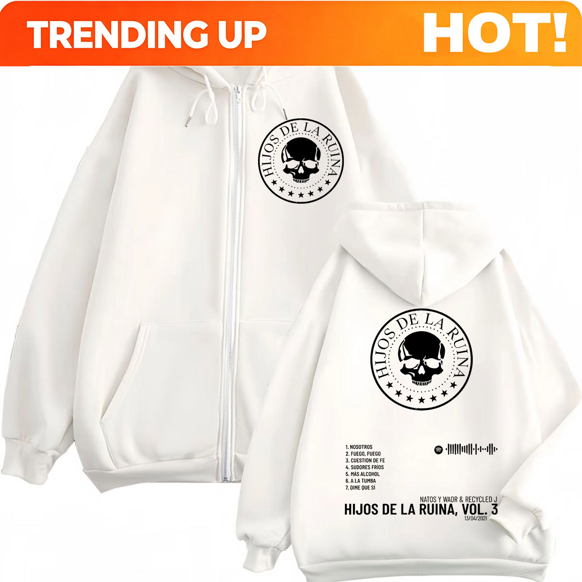 Худи на молнии Rap Duo Natos Y – обзор и цена Mens Fashion Zip Up Hoodies