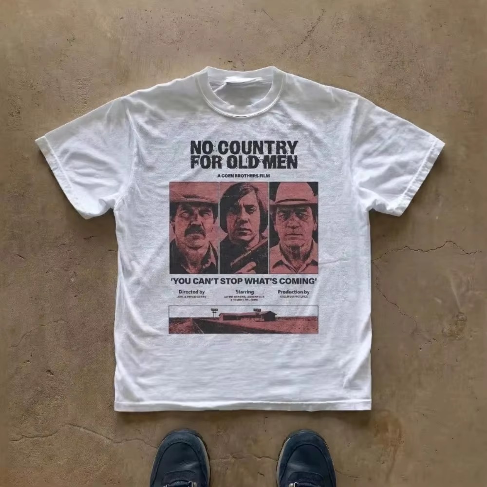 2026 Новая футболка унисекс ов – обзор и цена Poster Men Fashion