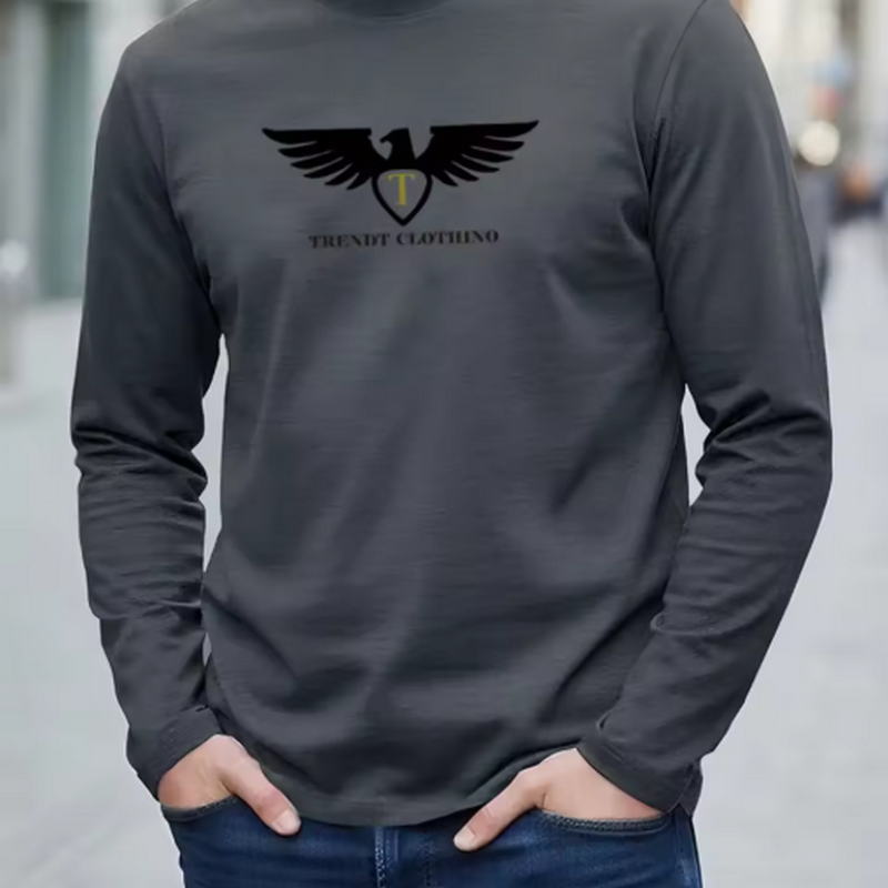 Новая футболка с длинными рука – обзор и цена Men'S Fashion T Shirts